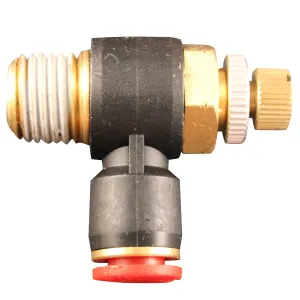 1/8" MNPT 1/4" OD Push-to-Connect Meter In Flow Control (Box of 5)