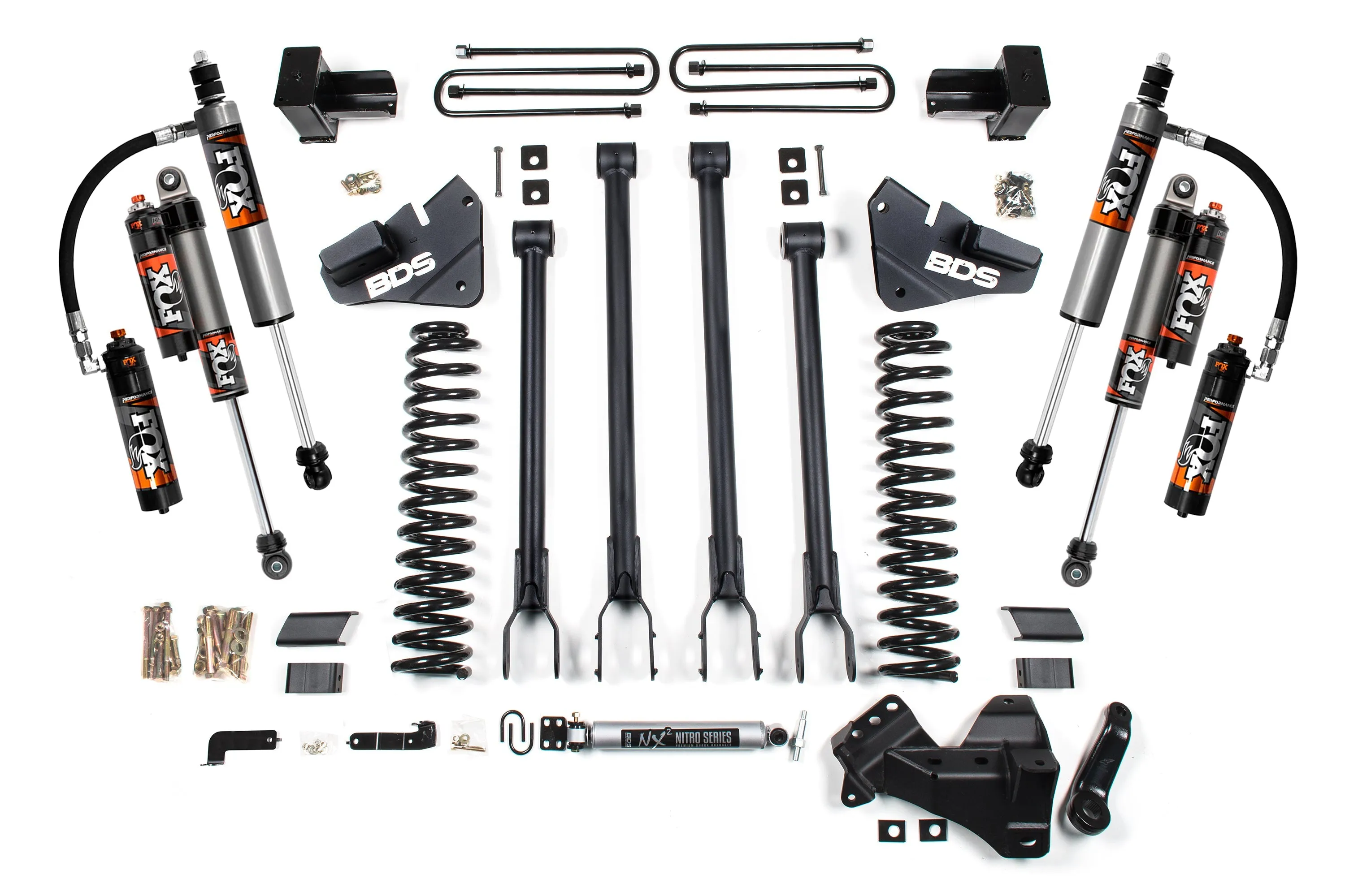 4 Inch Lift Kit w/ 4-Link | Ford F350 Super Duty DRW (17-19) 4WD | Diesel