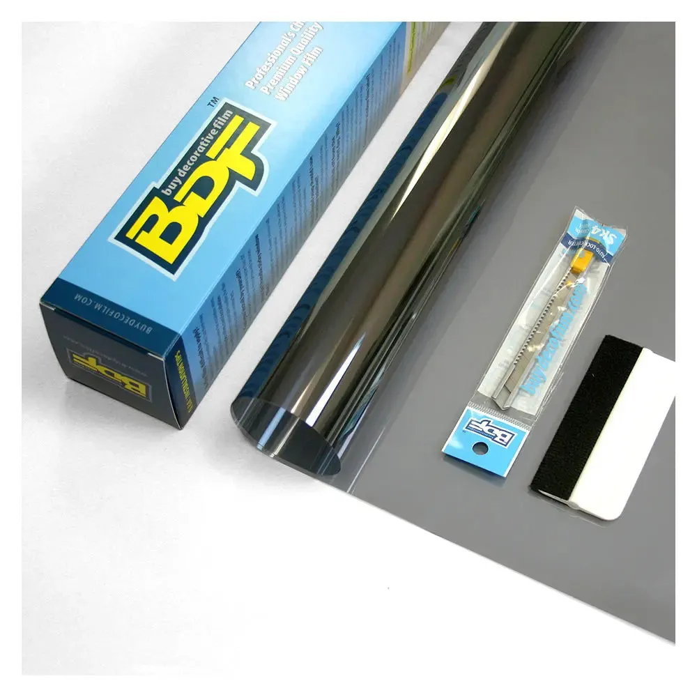 BDF S4MB35 Window Film Security and Sun Control 4 Mil Black 35 (Medium)