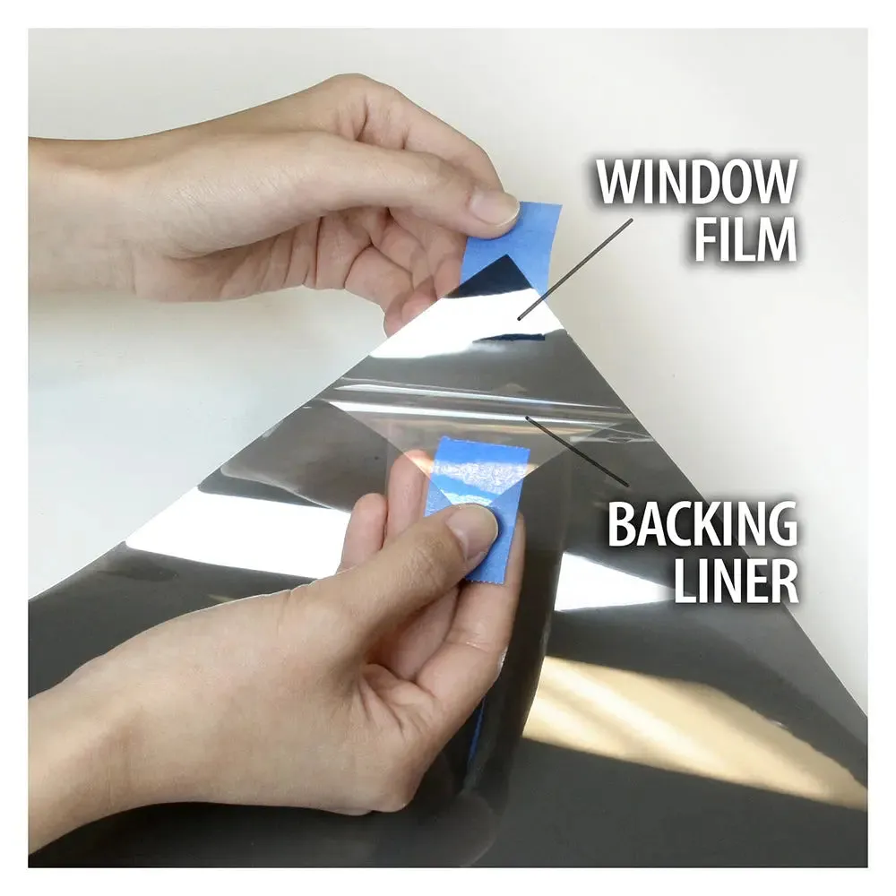 BDF S8MB35 Window Film Security and Sun Control 8 Mil Black 35 (Medium)