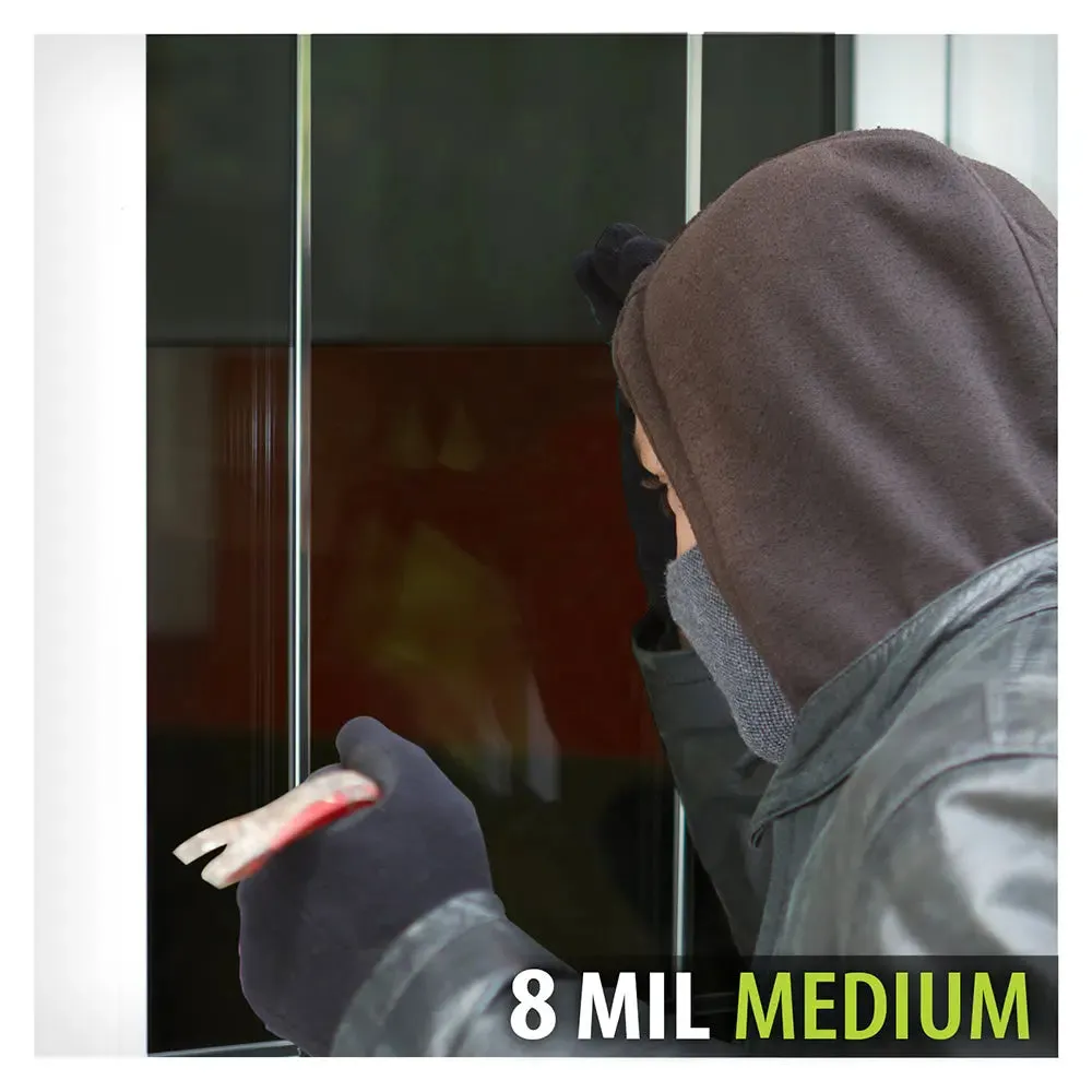 BDF S8MB35 Window Film Security and Sun Control 8 Mil Black 35 (Medium)