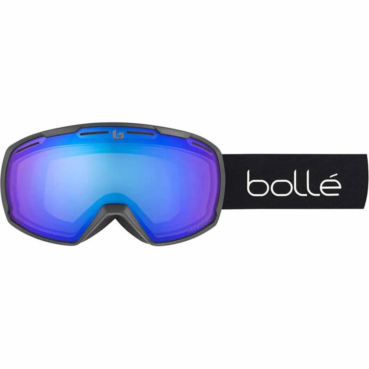 Bolle Laika Goggle Black Corp Matte - Phantom  Blue Semi-Polarized Photochromic