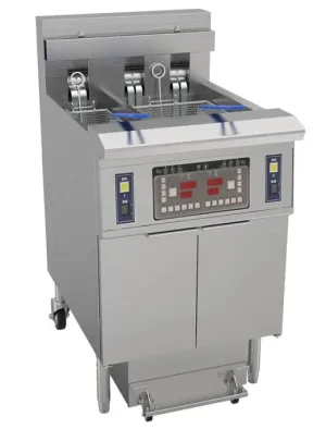 CHEFSRANGE OFE239 - TWIN TANK 21.5 11.5 LTR ELECTRIC FILTRATION FRYER