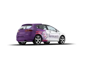 Custom Car Decal Half Wrap Vinyl - Exterior Decor Sticker Graphic For Race Truck