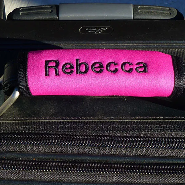 Custom Embroidered Luggage Handle Wraps