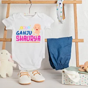 Customized Ganju Onesie and T-Shirt for Mundan Ceremony