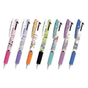 CUTE MODEL x UNI 7108 JETSTREAM 0.5mm 3-color oil-based pen Mickey Minnie Chichititi Three Eyed Princess