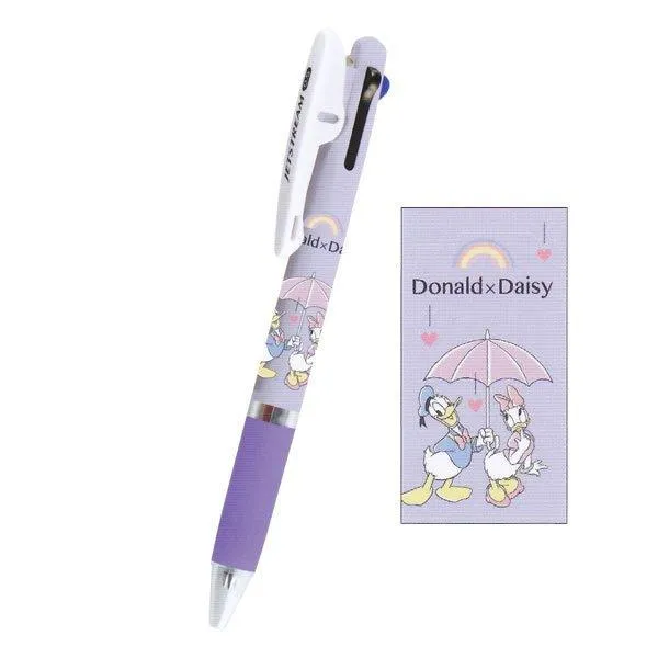 CUTE MODEL x UNI 7108 JETSTREAM 0.5mm 3-color oil-based pen Mickey Minnie Chichititi Three Eyed Princess