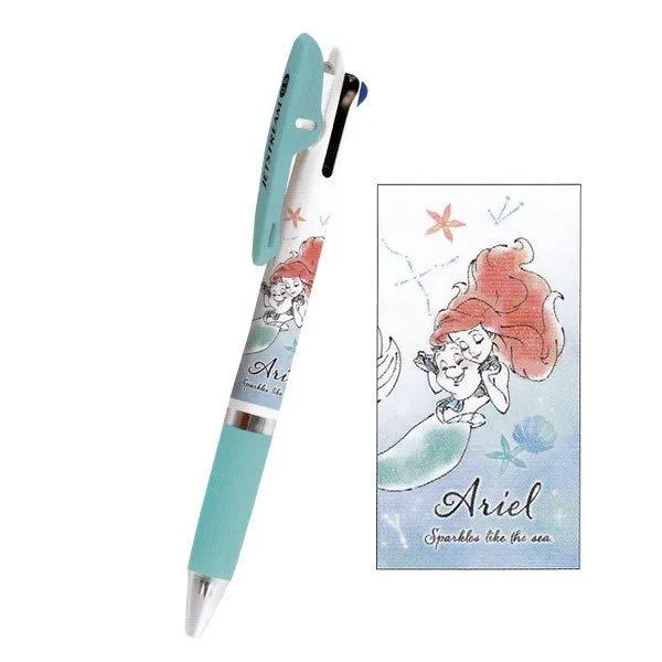 CUTE MODEL x UNI 7108 JETSTREAM 0.5mm 3-color oil-based pen Mickey Minnie Chichititi Three Eyed Princess
