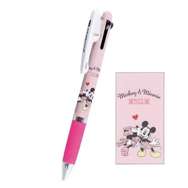 CUTE MODEL x UNI 7108 JETSTREAM 0.5mm 3-color oil-based pen Mickey Minnie Chichititi Three Eyed Princess
