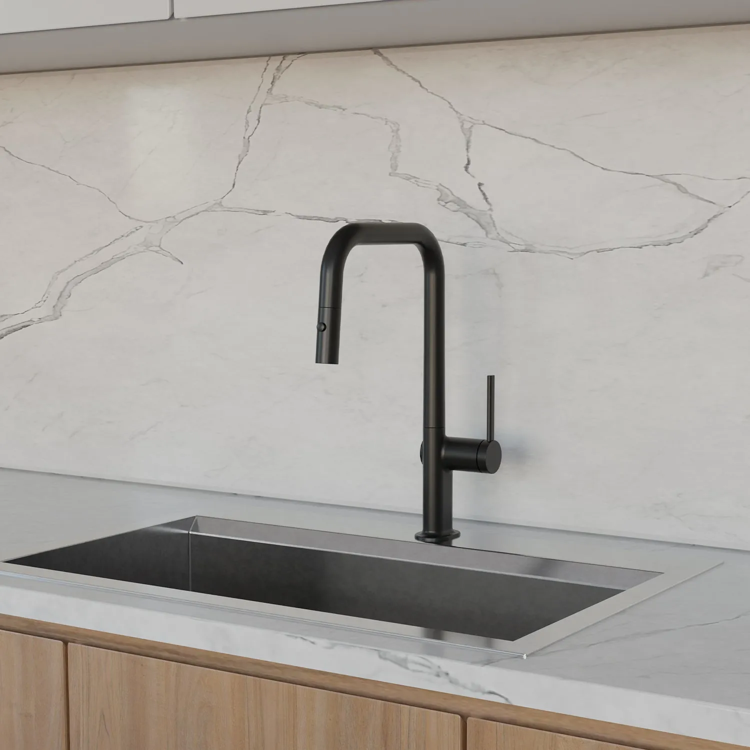 DAX Single Handle Pull Out Kitchen Faucet (DAX-8020007)