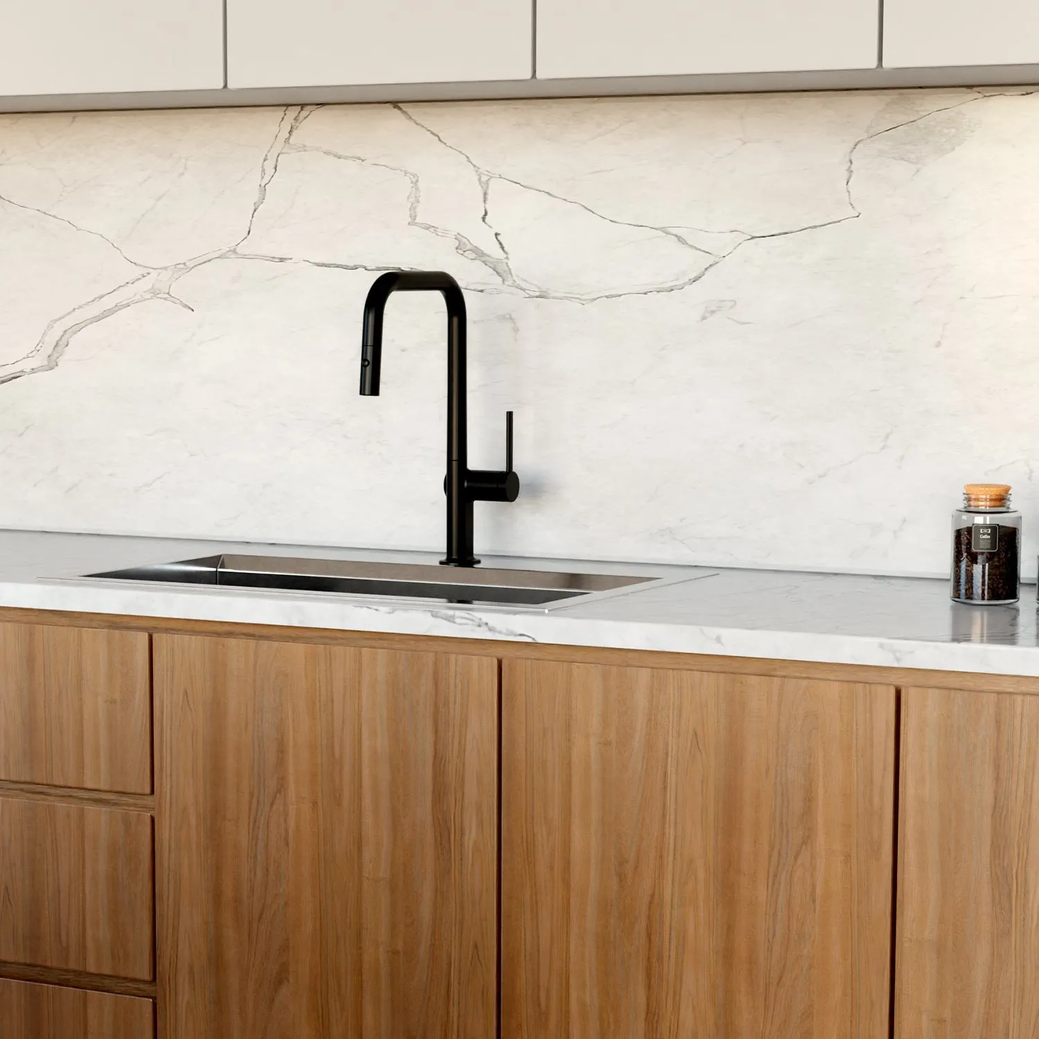 DAX Single Handle Pull Out Kitchen Faucet (DAX-8020007)