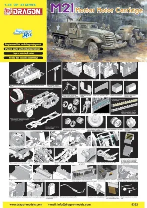 Dragon 1/35 M21 Mortar Motor Carriage | 6362