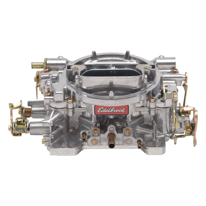 Edelbrock Performer 600 CFM 4-Barrel Carburetor - Square Bore - Manual Choke - Mechanical Secondary - Single Inlet - Satin - Reman