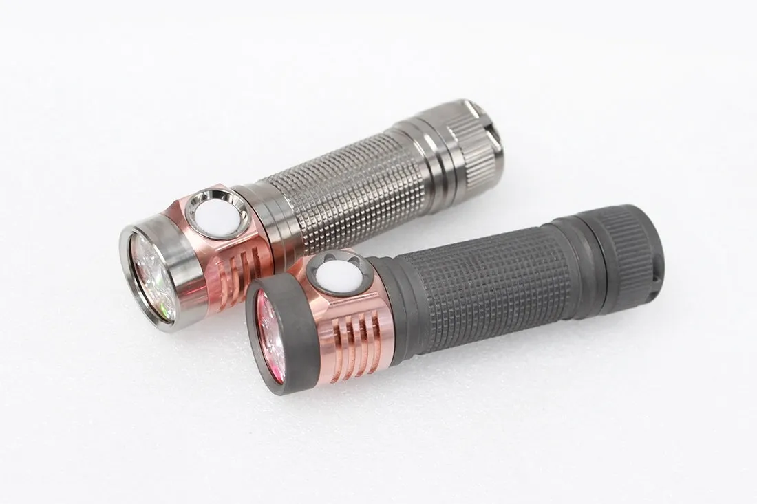 Emisar D4K Titanium OR Copper 3-CH 3CH Triple Channel 1*21700 LED Flashlight *CUSTOM BUILT-TO-ORDER*