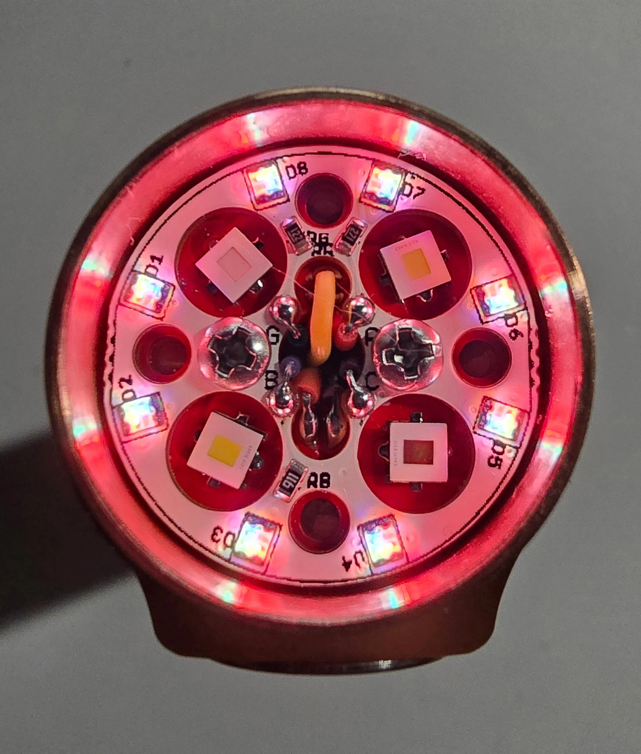 Emisar D4K Titanium OR Copper 3-CH 3CH Triple Channel 1*21700 LED Flashlight *CUSTOM BUILT-TO-ORDER*