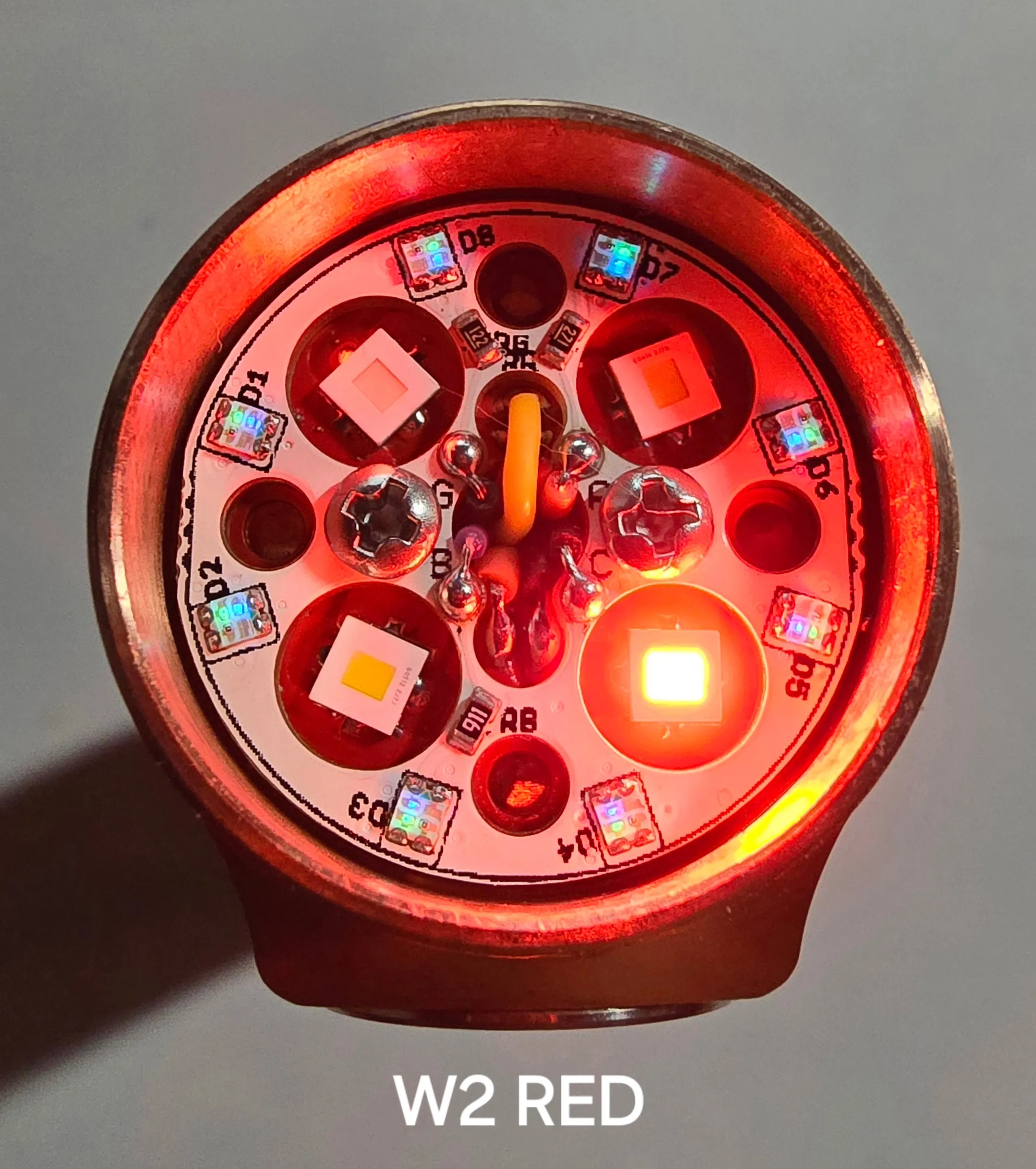 Emisar D4K Titanium OR Copper 3-CH 3CH Triple Channel 1*21700 LED Flashlight *CUSTOM BUILT-TO-ORDER*