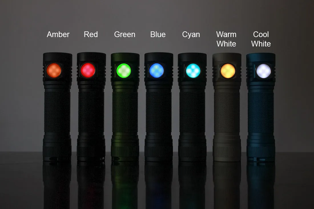 Emisar D4K Titanium OR Copper 3-CH 3CH Triple Channel 1*21700 LED Flashlight *CUSTOM BUILT-TO-ORDER*