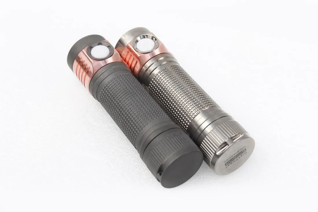 Emisar D4K Titanium OR Copper 3-CH 3CH Triple Channel 1*21700 LED Flashlight *CUSTOM BUILT-TO-ORDER*