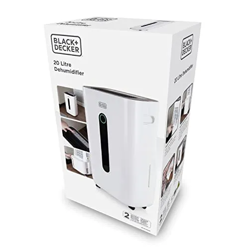 Extra Large High Performance 20 Litre Dehumidifier BLACK (New)