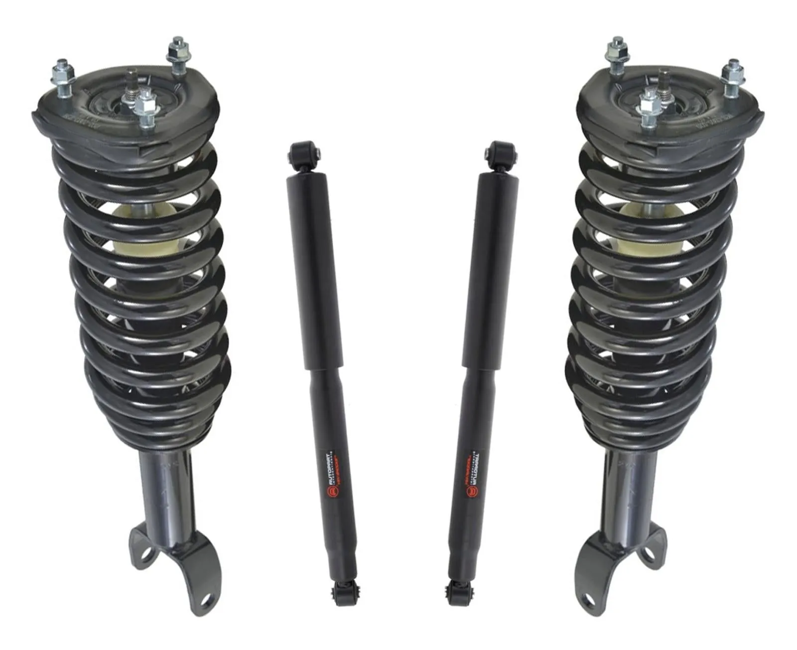 Fits 05-09 Dodge Dakota 4 Wheel Drive Front Coil Spring Strut & Mount Rr Shocks