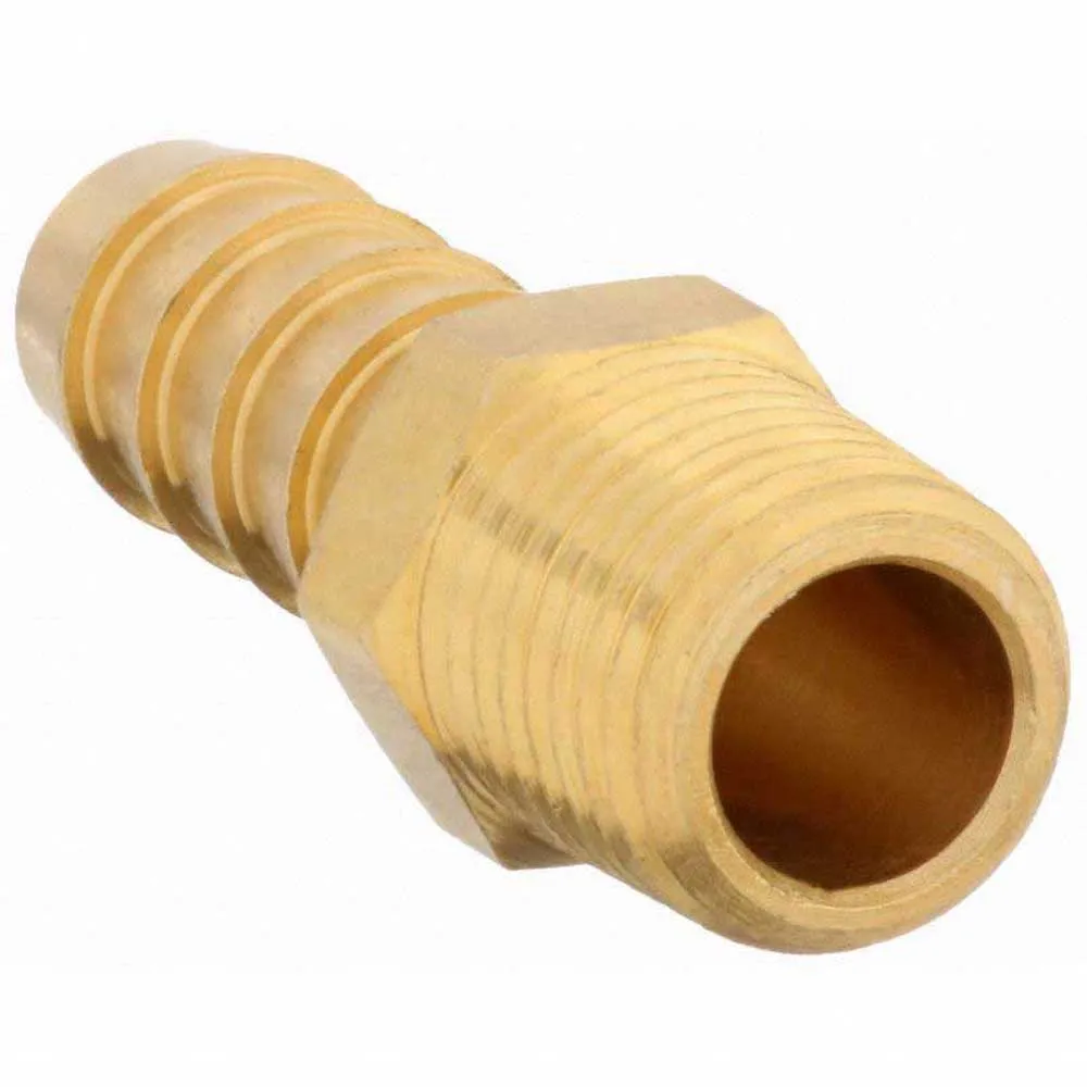 Fitting Straight Fitting 1/4" NPT X 3/8" Fuel Barb Fuel Filters Or Fuel Pumps