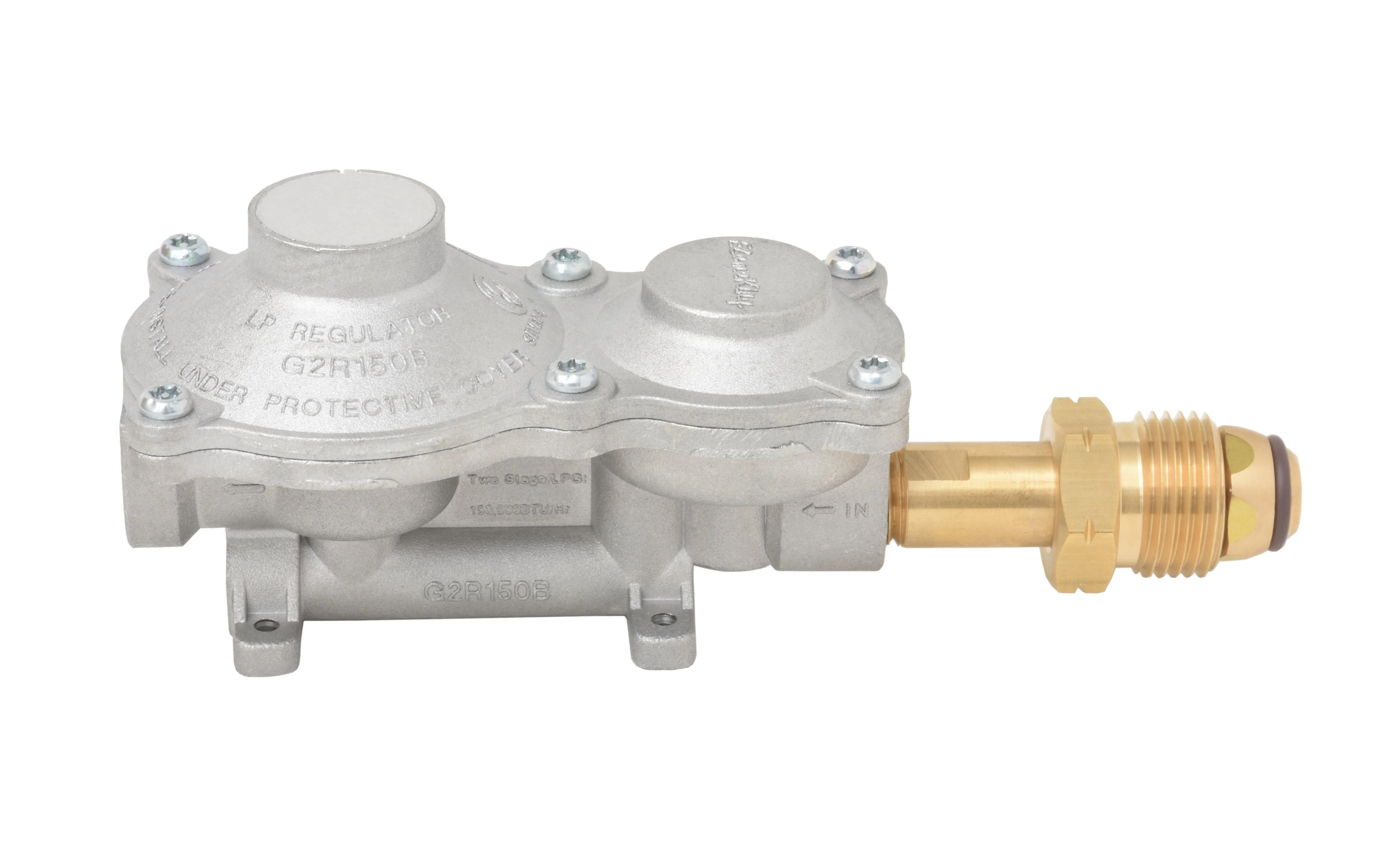 Flame King 2-Stage LP Propane Gas Regulator with POL
