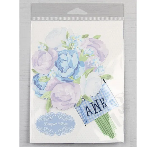 Gingham Bouquet Wrap without Tails