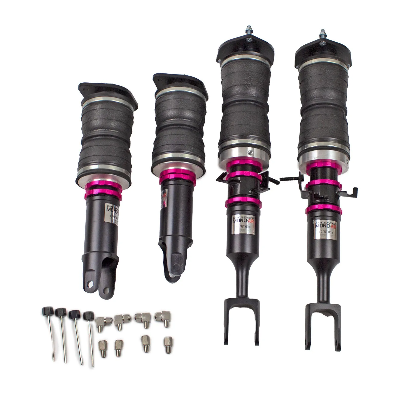 Godspeed Mono Air Suspension Infiniti G35 Coupe CV35 (2003-2007) Front & Rear Kit