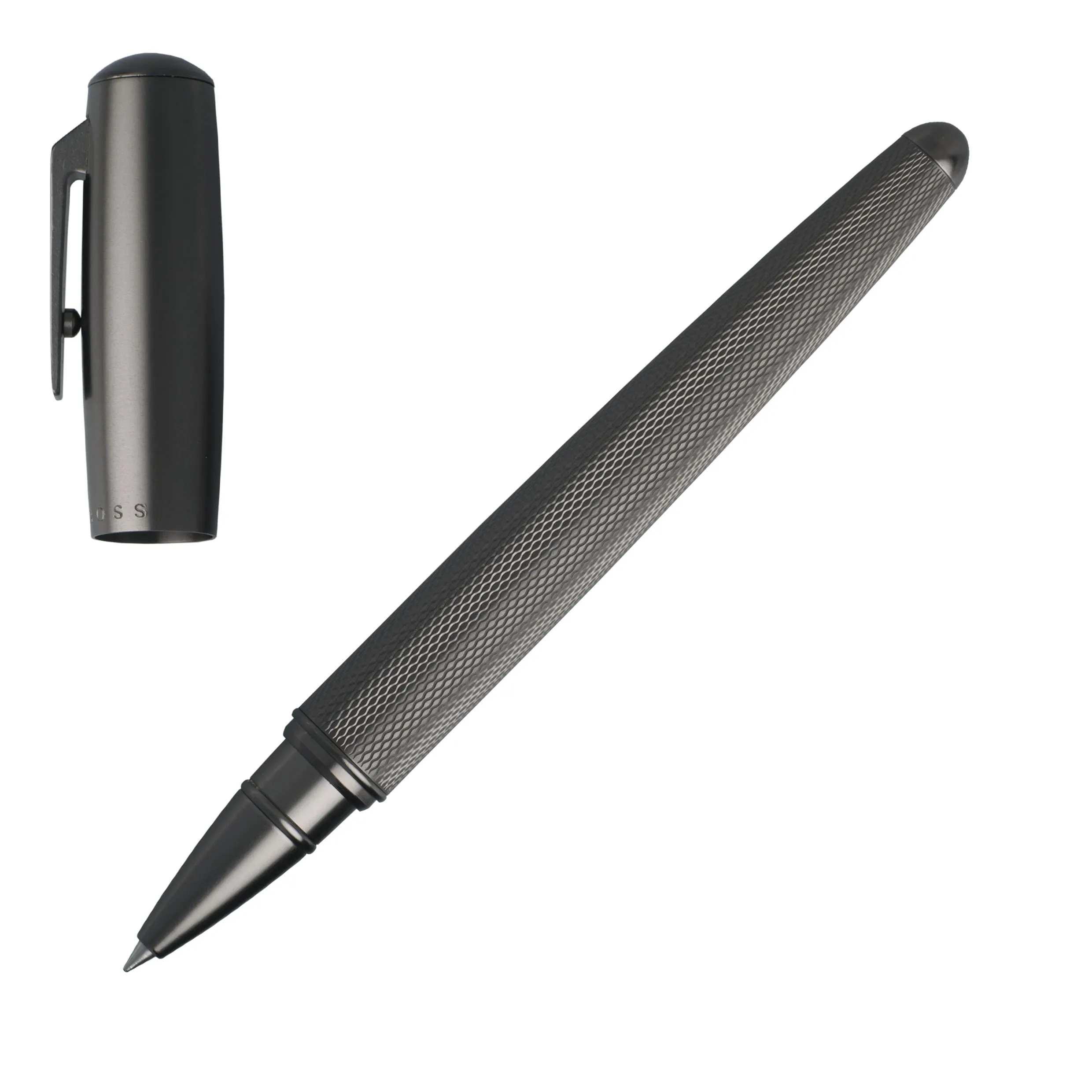 HUGO BOSS Rollerball Pen Pure Matte Dark Chrome