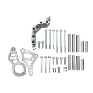 ICT Billet Fuel Pump Bracket - Bolt-On - Passenger Side - Block Mount - Aeromotive 6 GPM/12 GPM Fuel Pumps