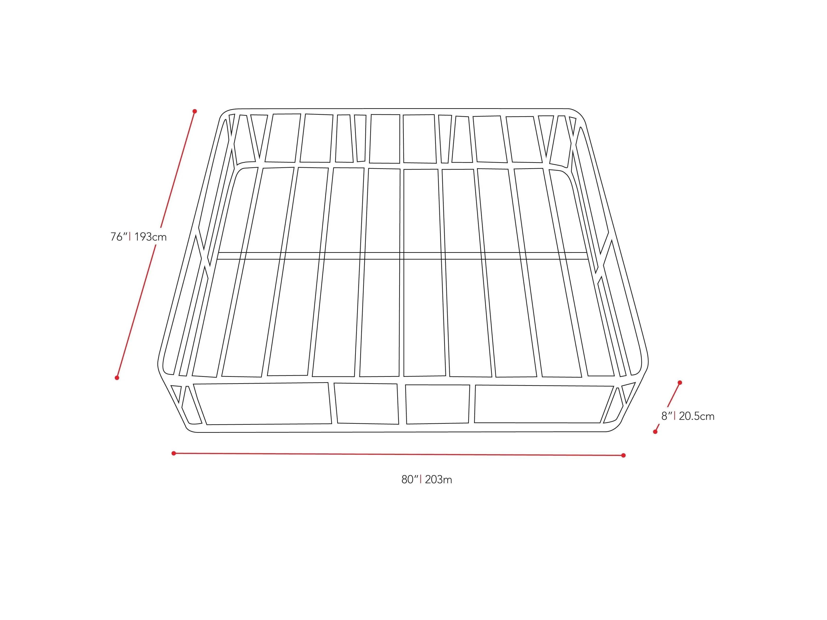 King Box Spring, Ready-to-Assemble