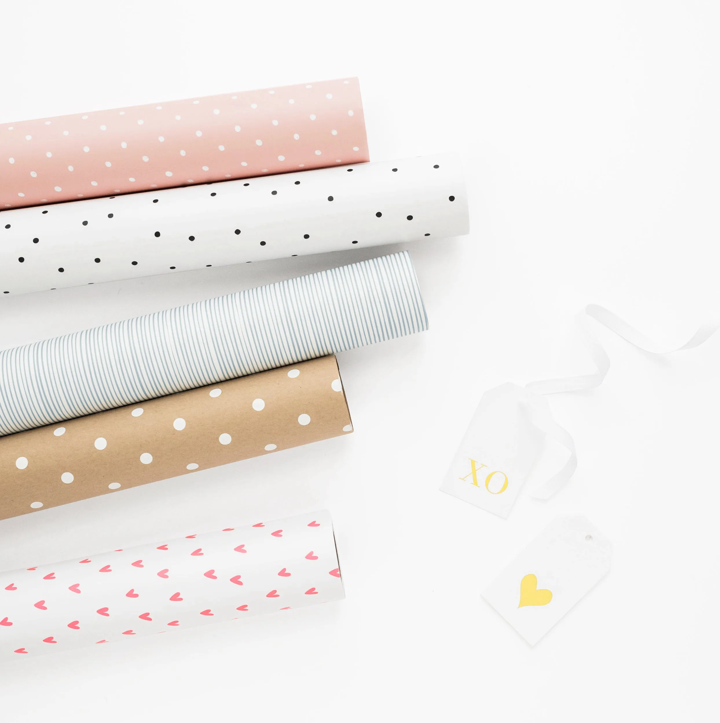 Kraft Polka Dot Wrapping Paper