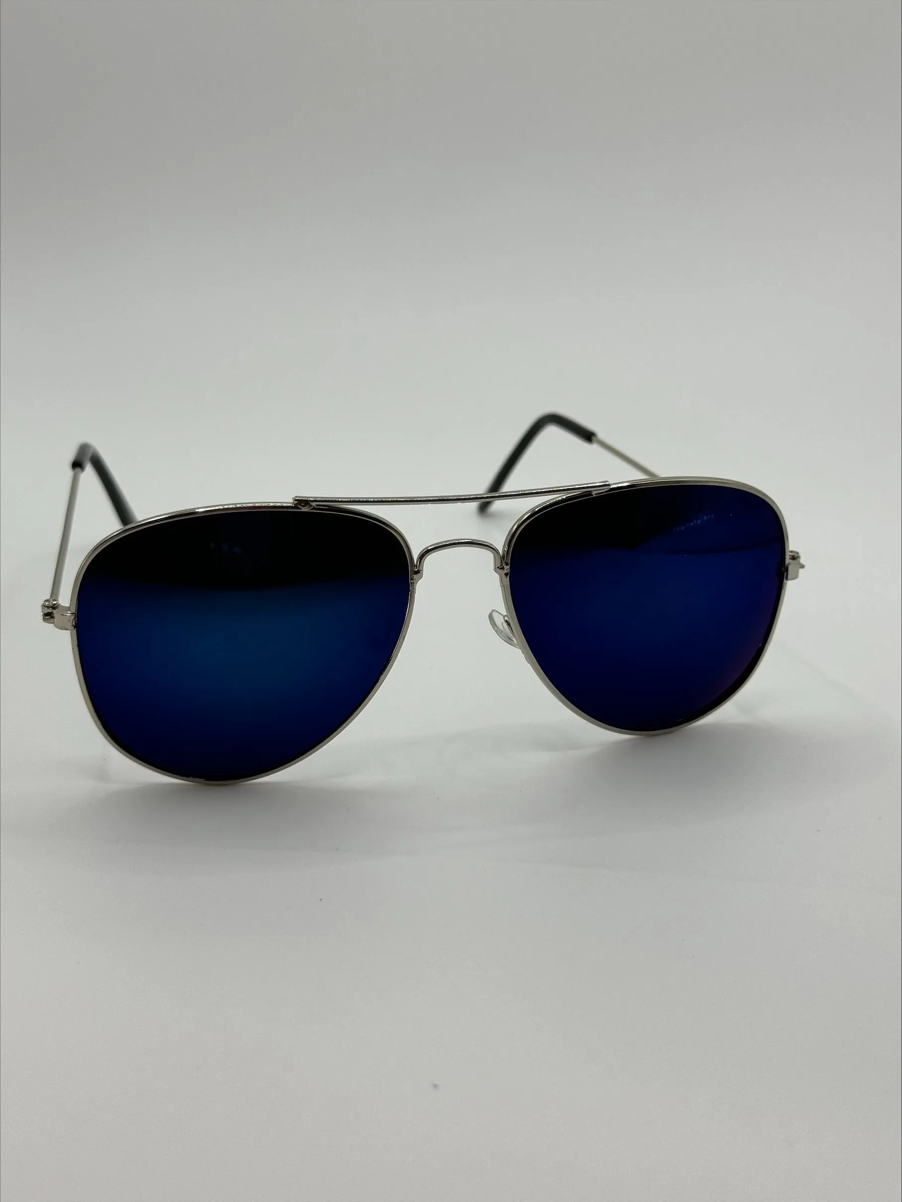 Luna Silver Blue tint Sunglasses