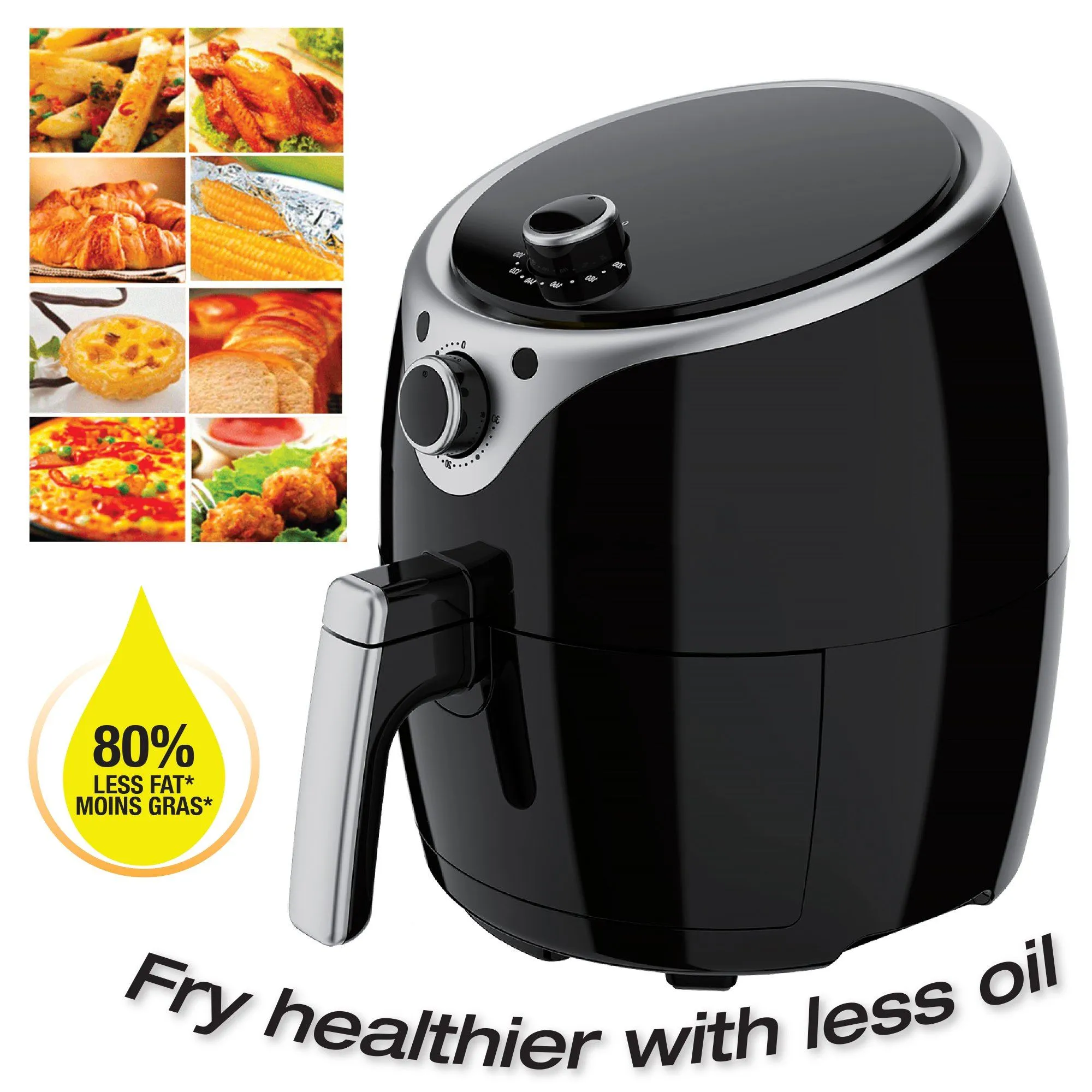 Massimo - 3.5L Air Fryer with Detachable Tank
