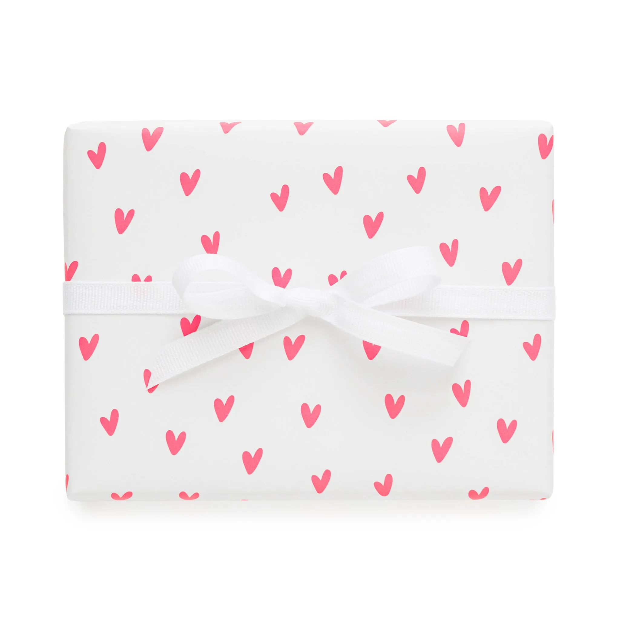 Neon Heart Wrapping Paper