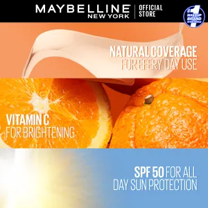 New York Fit Me Fresh Tint With SPF 50 & Vitamin C, Natural Coverage Foundation-3