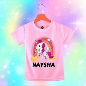 Personalized Unicorn T-Shirt for Kids