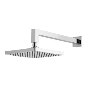 Phoenix Lexi Shower Arm 400mm & 200mm Square Rose - Chrome