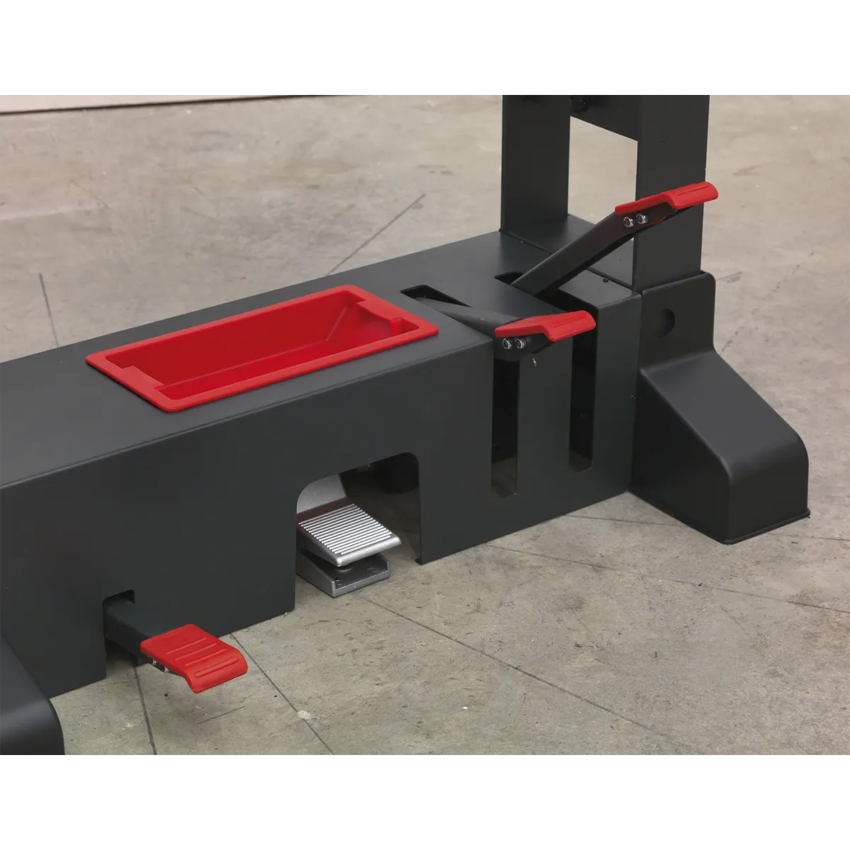 Premier Air/Hydraulic Press 50tonne Floor Type with Sliding Ram and Foot Pedal