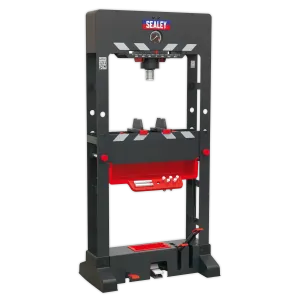 Premier Air/Hydraulic Press 50tonne Floor Type with Sliding Ram and Foot Pedal