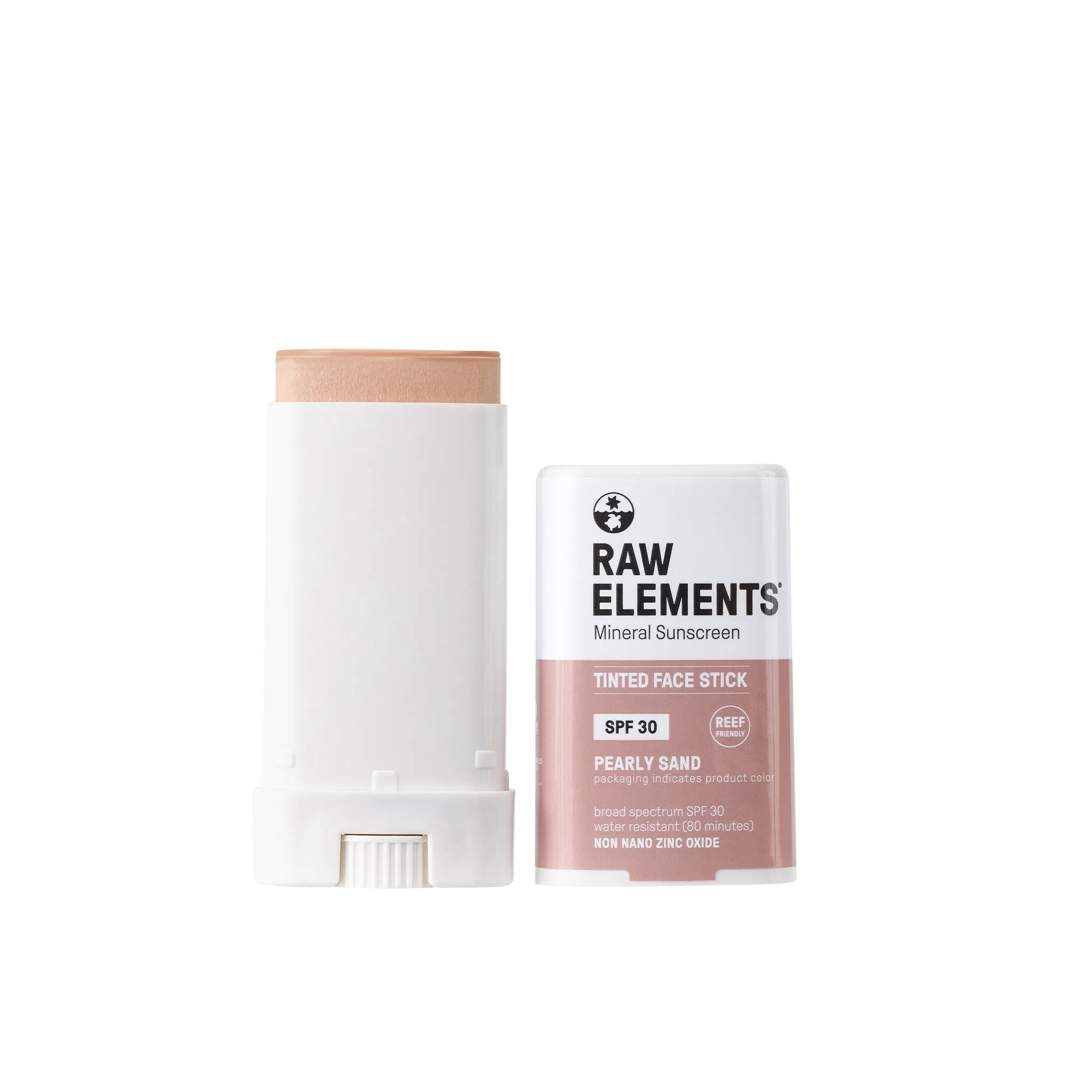 RAW ELEMENTS ECO TINTED STICK SPF 30  PEARLY SAND