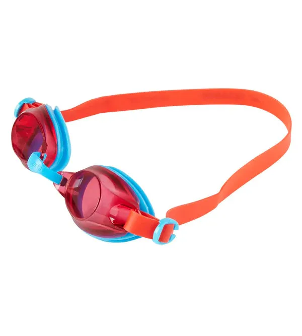 Speedo Unisex Junior Jet Tint - Lens Goggles  (Turquoise & Lava)
