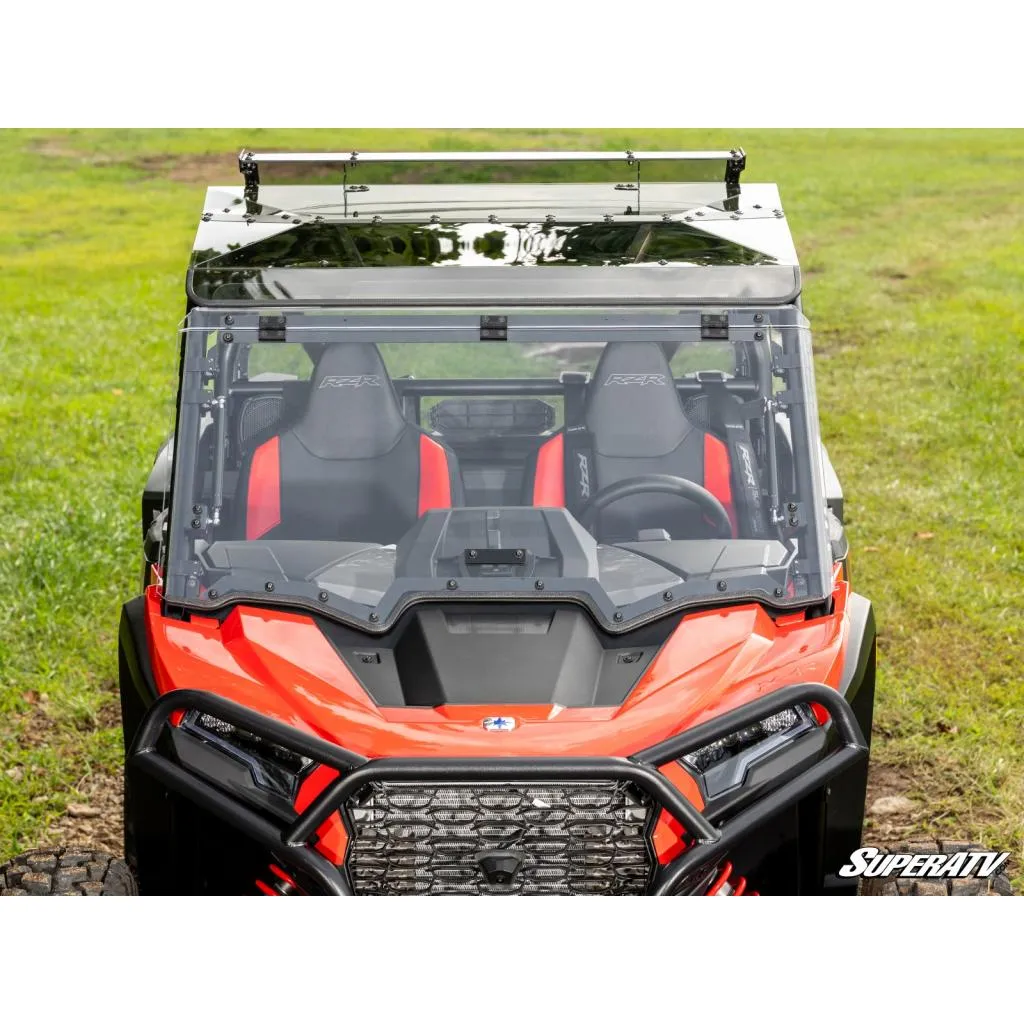 SuperATV Polaris RZR XP 1000 Scratch Resistant Flip Windshield