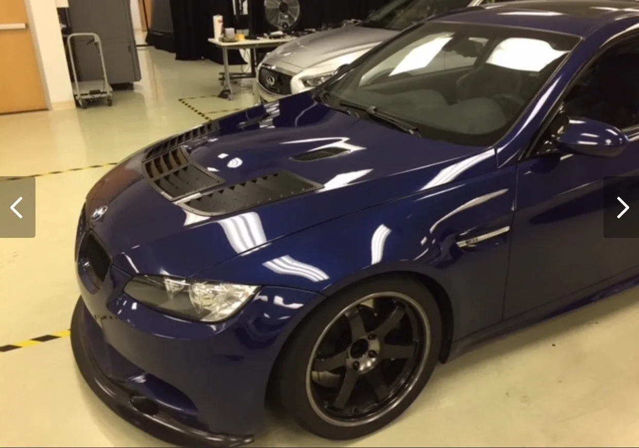 Trackspec Hood Louvers BMW E90/E92 M3 (08-13) Full Center/Sides Vents Kit