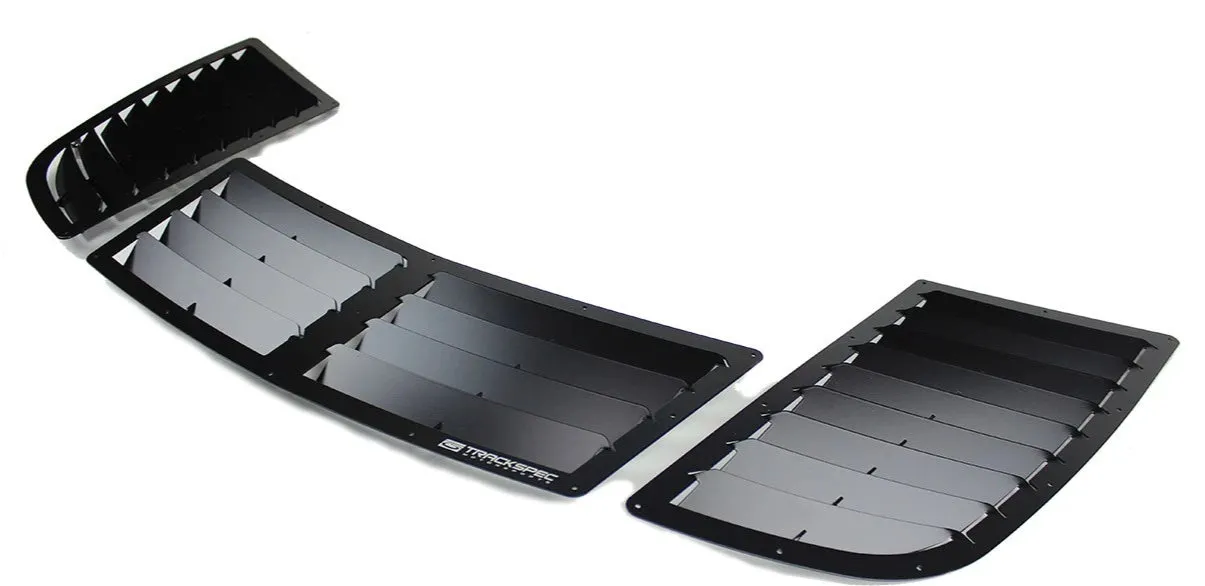 Trackspec Hood Louvers BMW E90/E92 M3 (08-13) Full Center/Sides Vents Kit