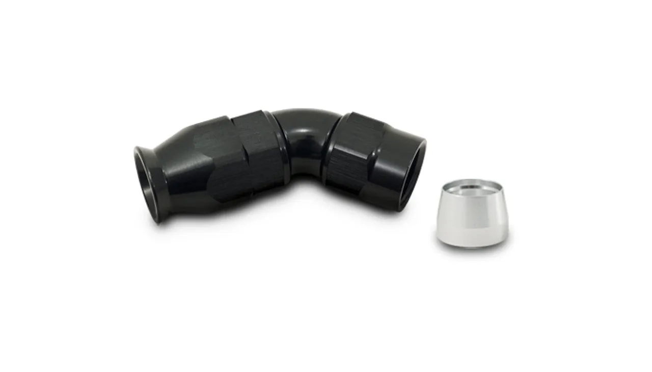 Vibrant 45 Degree High Flow Hose End Fitting for PTFE Lined Hose, -12AN - 28412