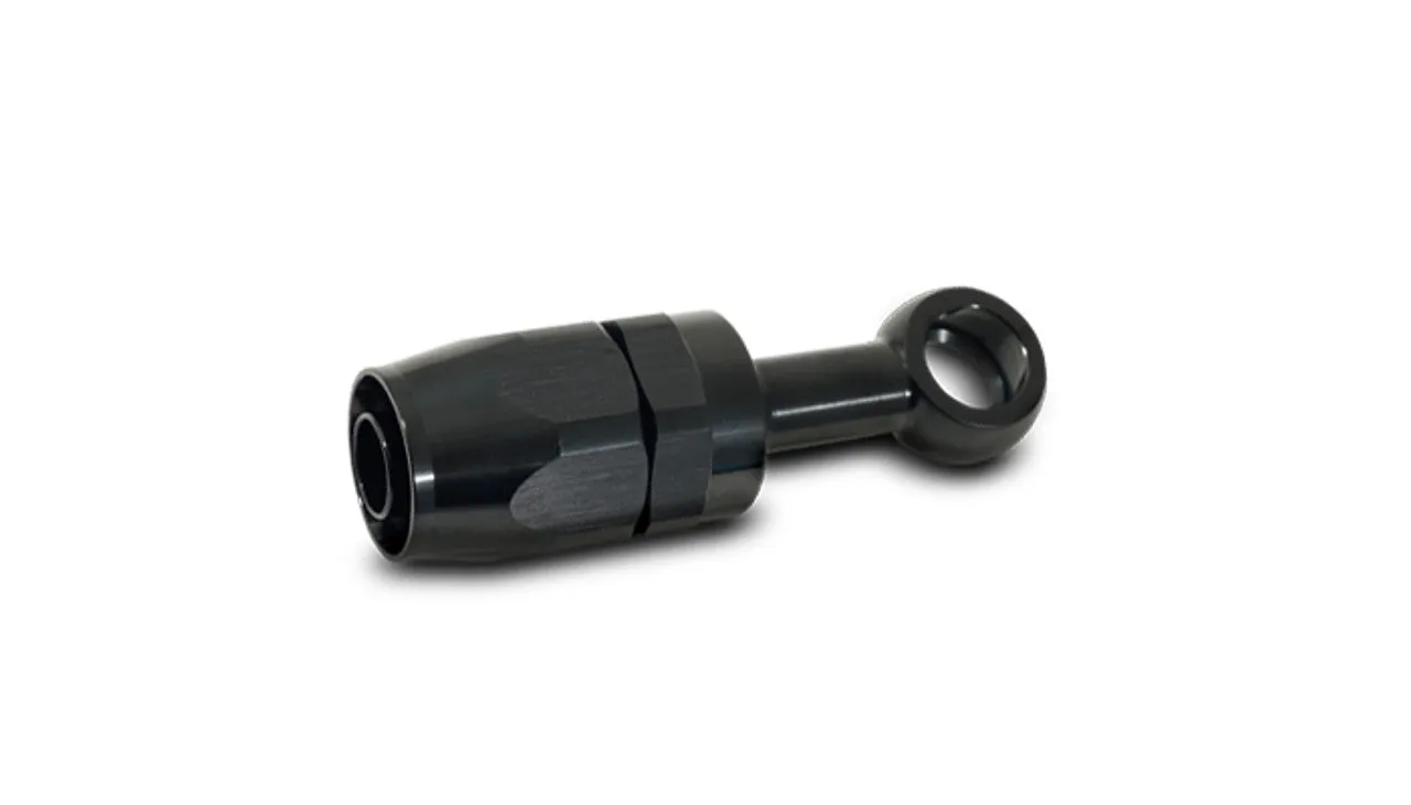 Vibrant Banjo Hose End Fitting, Hose Size: -6AN; Use with M8 Banjo Bolt - 24061