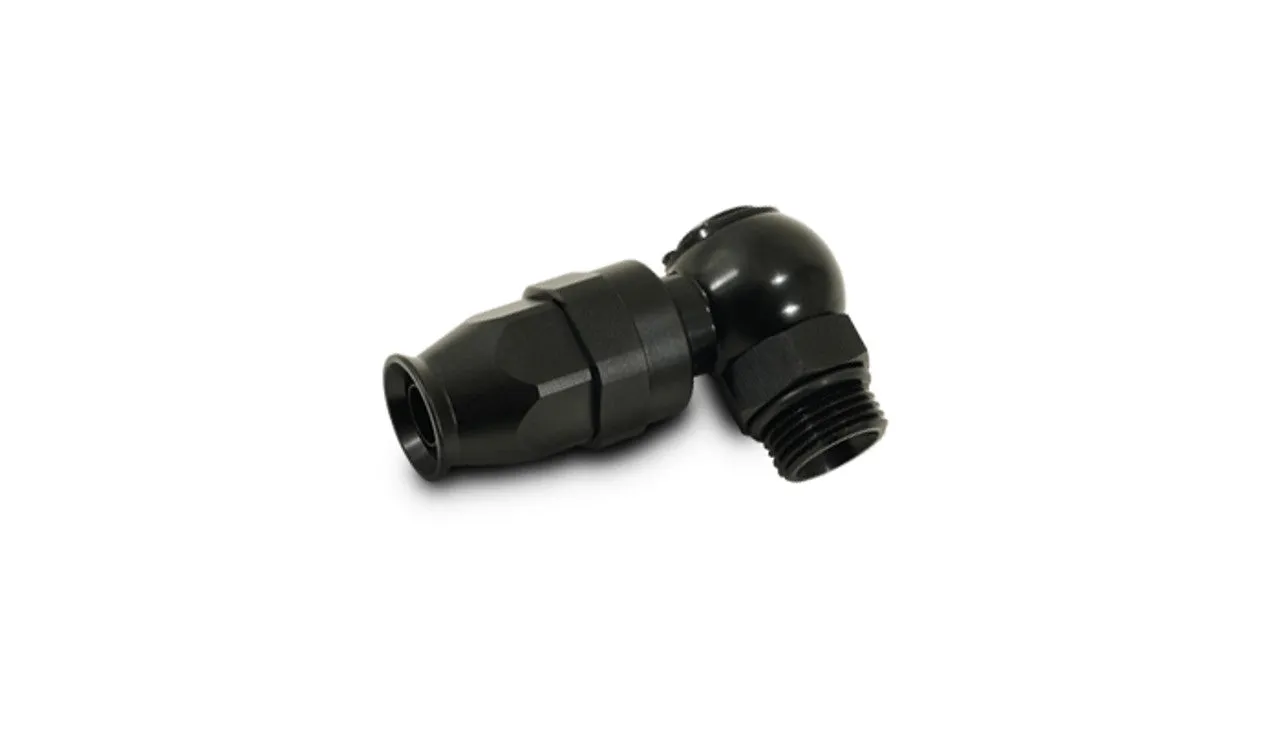 Vibrant Banjo Hose End for PTFE Lined Flex Hose, Hose Size: -4AN; Bolt Size: -4AN ORB - 29924