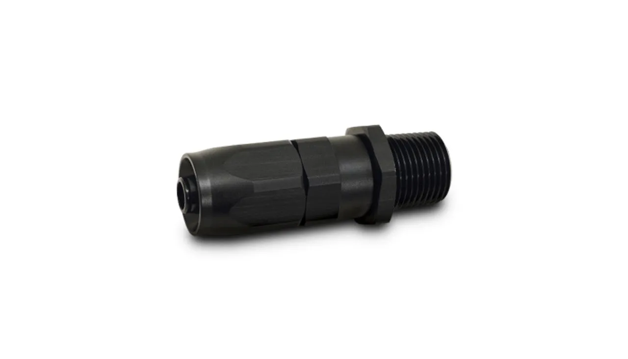 Vibrant Male NPT Straight Hose End Fitting; Hose Size: -8AN; Pipe Thread 1/2" NPT - 26005